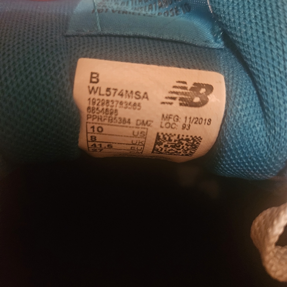 New Balance Women's Multicolor 574 Sneakers - Picture 6 of 7